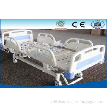 Luxurious Three Function ICU Hospital Bed With Cold Rolled